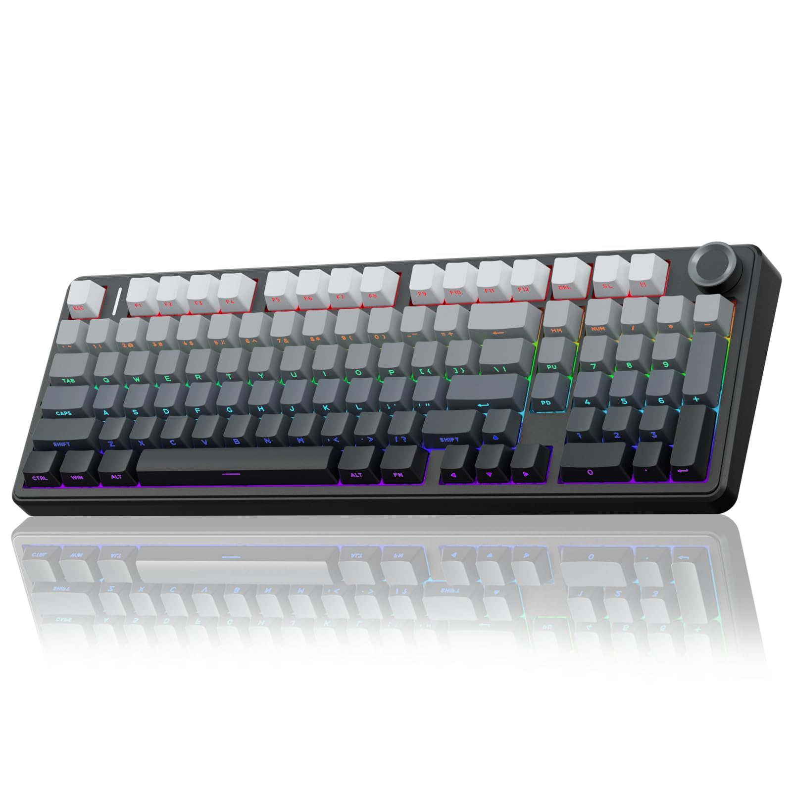 AULA F99 Pro Wireless Mechanical Keyboard - Silent Version, BT/2.4GHz/USB-C