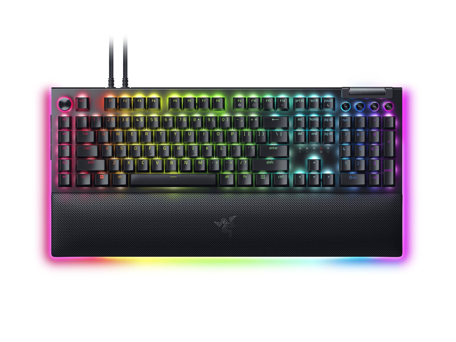 Razer BlackWidow V4 X Mechanical Gaming Keyboard, Yellow Linear Silent